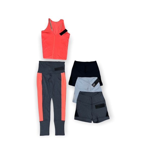 5PACK-Highwaist Yama Tight-Charcoal-Coral Haze - Picture 2 of 8